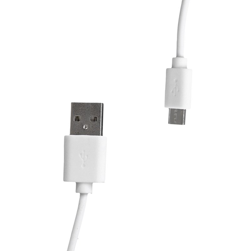 WE Datový kabel micro USB 30cm bílý - obrázek produktu