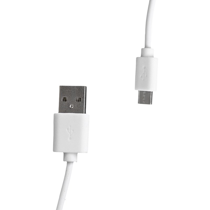 WE Datový kabel micro USB 200cm bílý - obrázek produktu