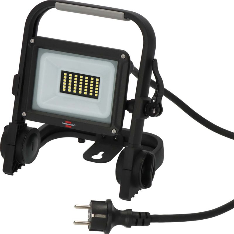 Mobilní LED stavební lampa JARO 3060 M / LED nouzové osvětlení pro venkovní 20W (pracovní světlo s 2m kabelem a rychloupínáním, - obrázek č. 7