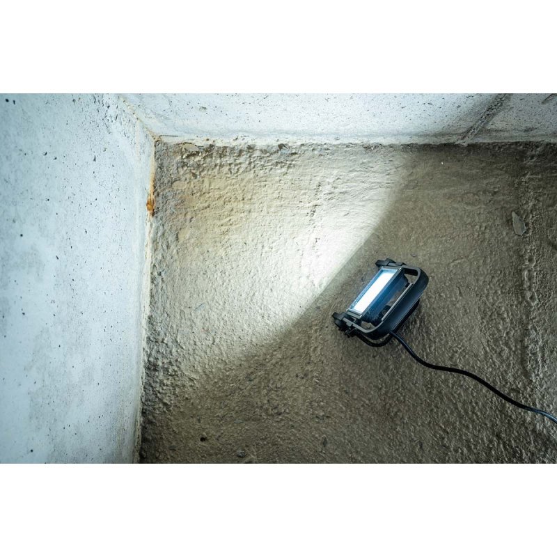 Mobilní LED stavební lampa JARO 3060 M / LED nouzové osvětlení pro venkovní 20W (pracovní světlo s 2m kabelem a rychloupínáním, - obrázek č. 9