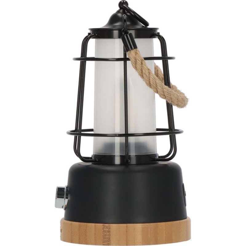 Nabíjecí kempingová lampa CAL 1 s konopným lanem a bambusovou základnou (370 lm, IP44, doba svícení až 75h, stmívatelná, nastavi - obrázek č. 2