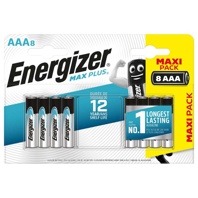 Alkalické baterie AAA | 1.5 V DC | 8-Blistr - obrázek produktu