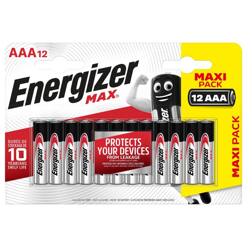 Alkalické baterie AAA | 1.5 V DC | 12-Blistr - obrázek produktu