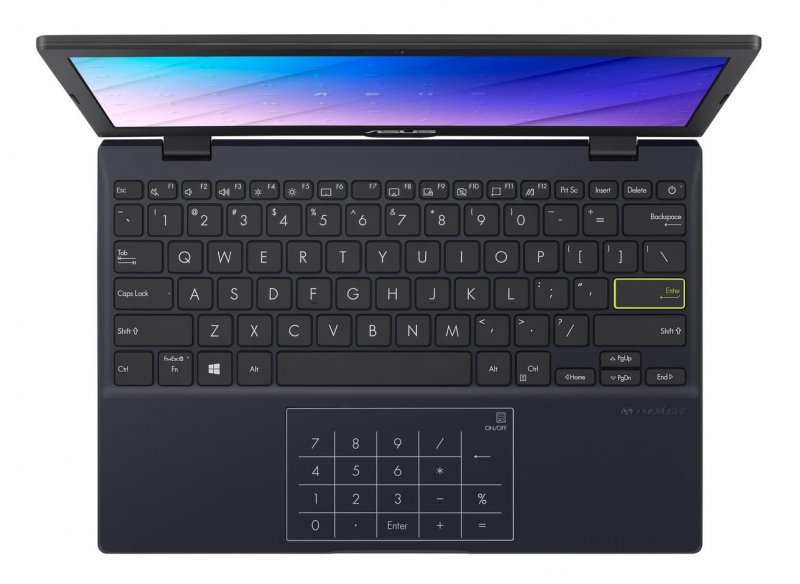 ASUS Laptop E210MA - 11,6" HD/ Celeron N4020/ 4GB/ 64G eMMC/ W10 Home in S Mode (Peacock Blue/ Plastic) - obrázek č. 4