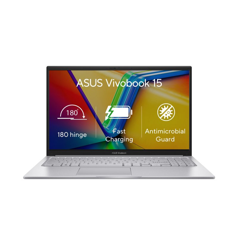 ASUS Vivobook 15/ X1504ZA/ i3-1215U/ 15,6"/ FHD/ 8GB/ 512GB SSD/ UHD/ W11H/ Silver/ 2R - obrázek produktu