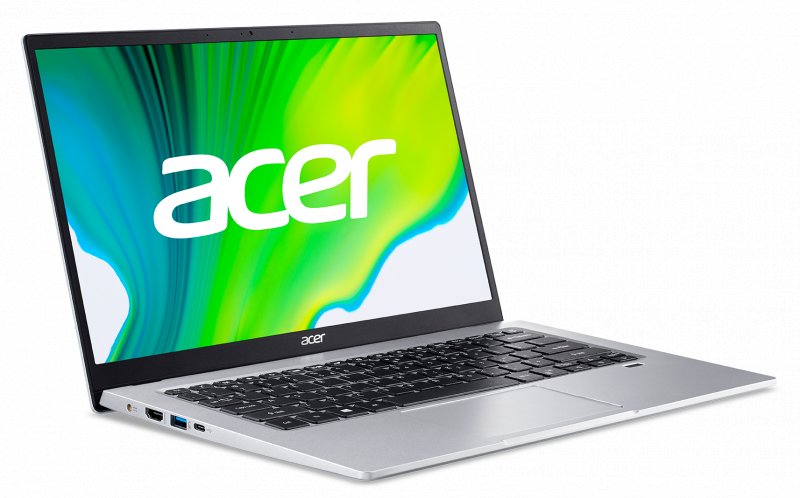 Acer Swift 1 - 14"/ N6000/ 4G/ 128SSD NVMe/ IPS FHD/ W10S stříbrný + Microsoft 365 - obrázek č. 1