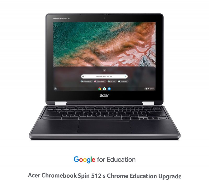 Acer Chromebook/ Spin 512/ N6000/ 12"/ 1366x912/ T/ 4GB/ 64GB eMMC/ UHD/ Chrome EDU/ Black/ 2R - obrázek produktu