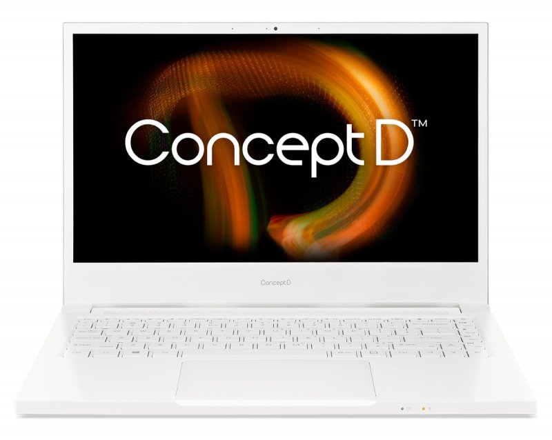 Acer ConceptD 3/ CN314-73G-77W0/ i7-11800H/ 14"/ FHD/ 16GB/ 1TB SSD/ RTX 3050 Ti/ W11P/ White/ 3R - obrázek produktu