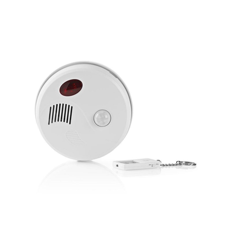 Alarm s Detektorem Pohybu | Napájení z baterie | 1x CR2032 / 3x AA | 85 dB | Rozsah detektoru: 4 m | Nástěnné / Strop | Dálkové - obrázek produktu