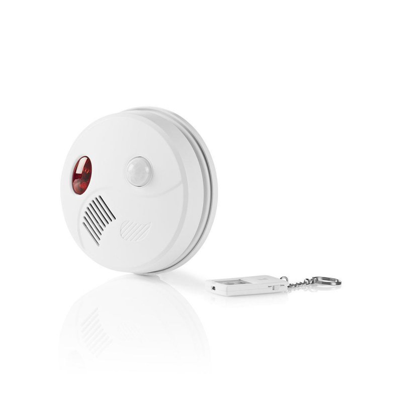 Alarm s Detektorem Pohybu | Napájení z baterie | 1x CR2032 / 3x AA | 85 dB | Rozsah detektoru: 4 m | Nástěnné / Strop | Dálkové - obrázek č. 2