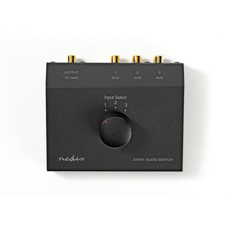 Analogový Audio Přepínač | 3 Porty port(s)  ASWI2403BK - obrázek produktu
