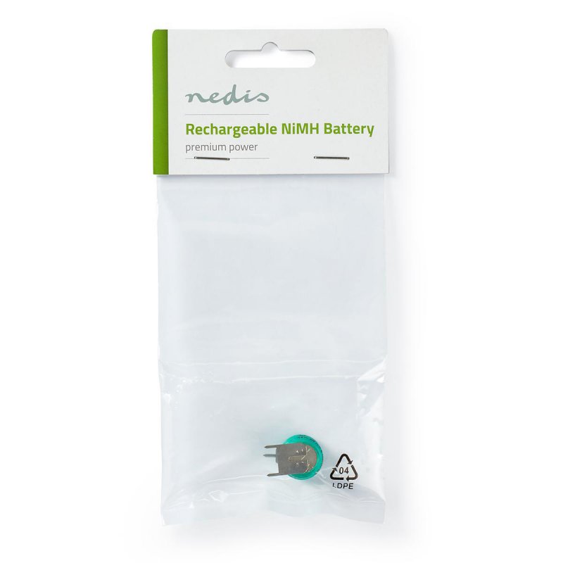 Dobíjecí Ni-MH baterie | 2.4 V | 80 mAh | Pájecí Kolík | 1-Polybag - obrázek produktu