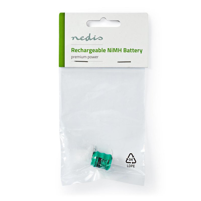 Dobíjecí Ni-MH baterie | 3.6 V | 80 mAh | Pájecí Kolík | 1-Polybag - obrázek produktu