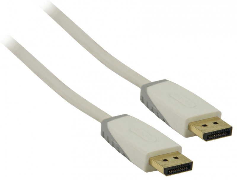 Kabel DisplayPort DisplayPort Zástrčka - DisplayPort Zástrčka 1.00 m Bílá - obrázek č. 3