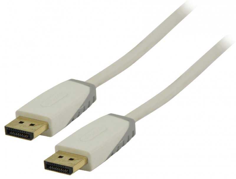 Kabel DisplayPort DisplayPort Zástrčka - DisplayPort Zástrčka 1.00 m Bílá - obrázek č. 2
