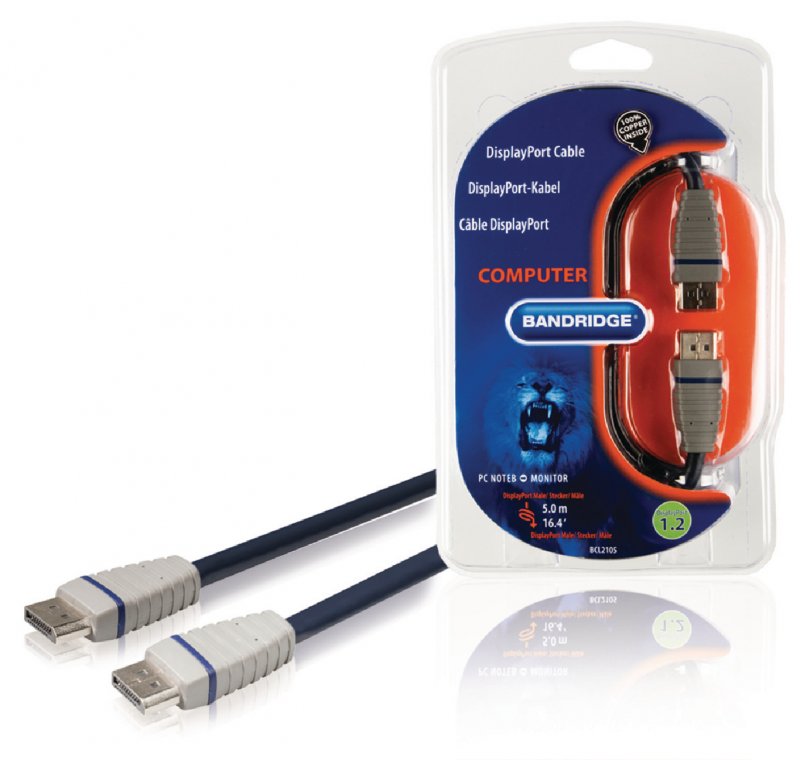 Kabel DisplayPort DisplayPort Zástrčka - DisplayPort Zástrčka 5.00 m Modrá - obrázek produktu