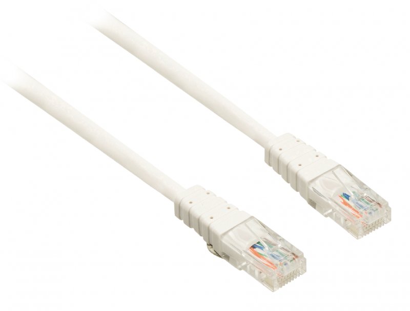 Síťový Kabel CAT5e UTP RJ45 (8P8C) Zástrčka - RJ45 (8P8C) Zástrčka 1.00 m Bílá - obrázek č. 2