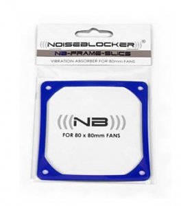 NOISEBLOCKER NB-FRAMESLICS 80mm, antivibrační podložka ventilátoru - obrázek produktu