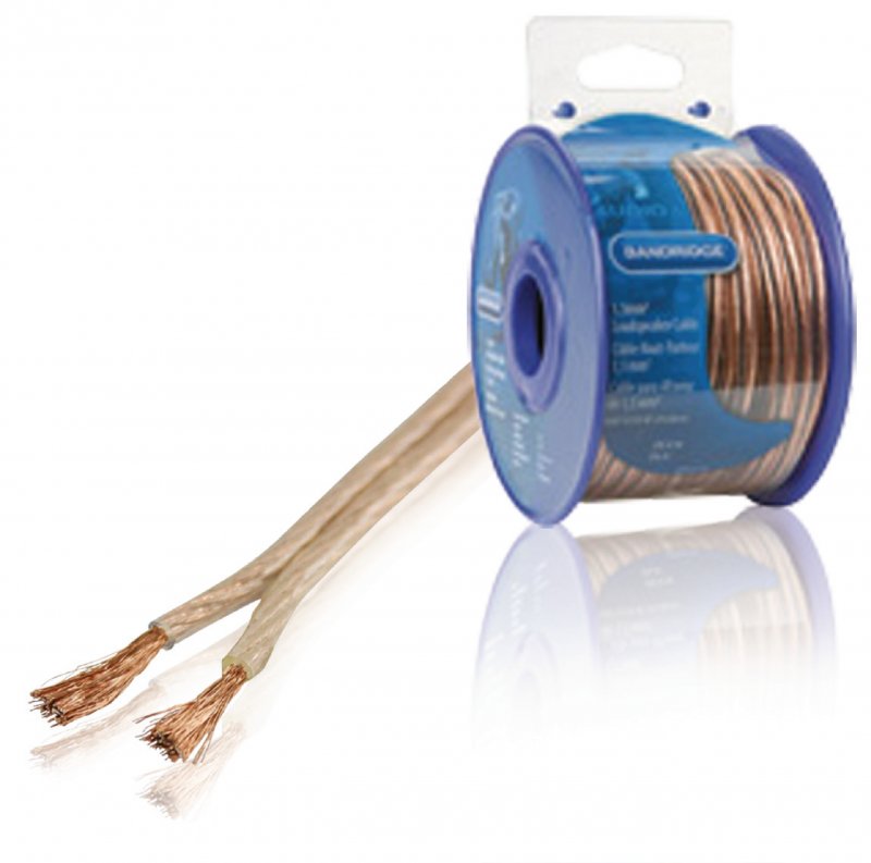 Kabel Reproduktoru na Cívce 2x 1.50 mm² 30.0 m Transparentní - obrázek produktu