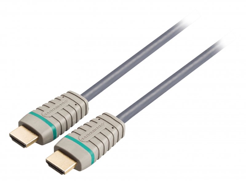 High Speed HDMI Kabel s Ethernetem HDMI Konektor - HDMI Konektor 0.50 m Modrá - obrázek č. 1