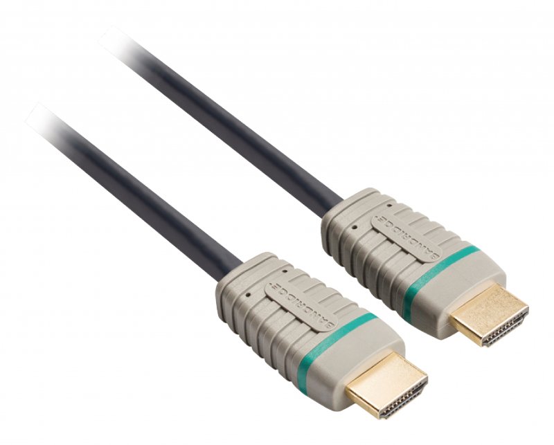 High Speed HDMI Kabel s Ethernetem HDMI Konektor - HDMI Konektor 1.00 m Modrá - obrázek č. 2