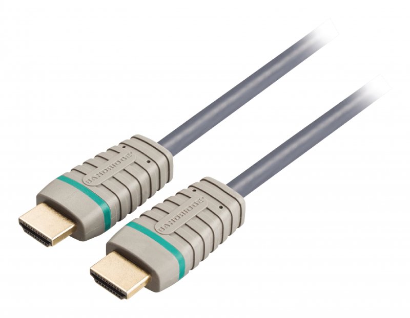 High Speed HDMI Kabel s Ethernetem HDMI Konektor - HDMI Konektor 2.00 m Modrá - obrázek č. 1