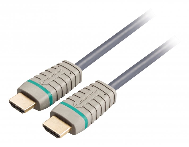 High Speed HDMI Kabel s Ethernetem HDMI Konektor - HDMI Konektor 10.0 m Modrá - obrázek č. 1