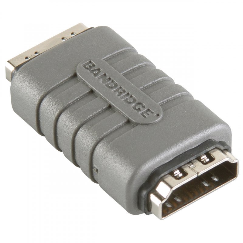 Adaptérem High Speed HDMI s Ethernetem HDMI Zásuvka - HDMI Zásuvka Šedá - obrázek č. 1