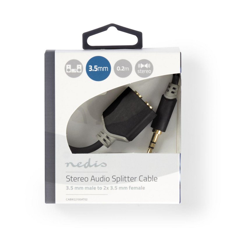 Stereo Audio Kabel | 3,5 mm Zástrčka  CABW22100AT02 - obrázek č. 2