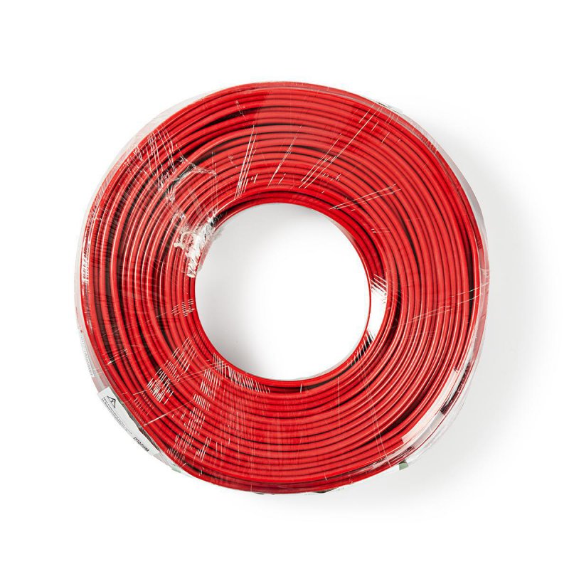 Repro kabel | 2x 2.50 mm² | CCA | 50.0 m | Kulatý | PVC | Černá/Červená | Zabaleno - obrázek č. 2
