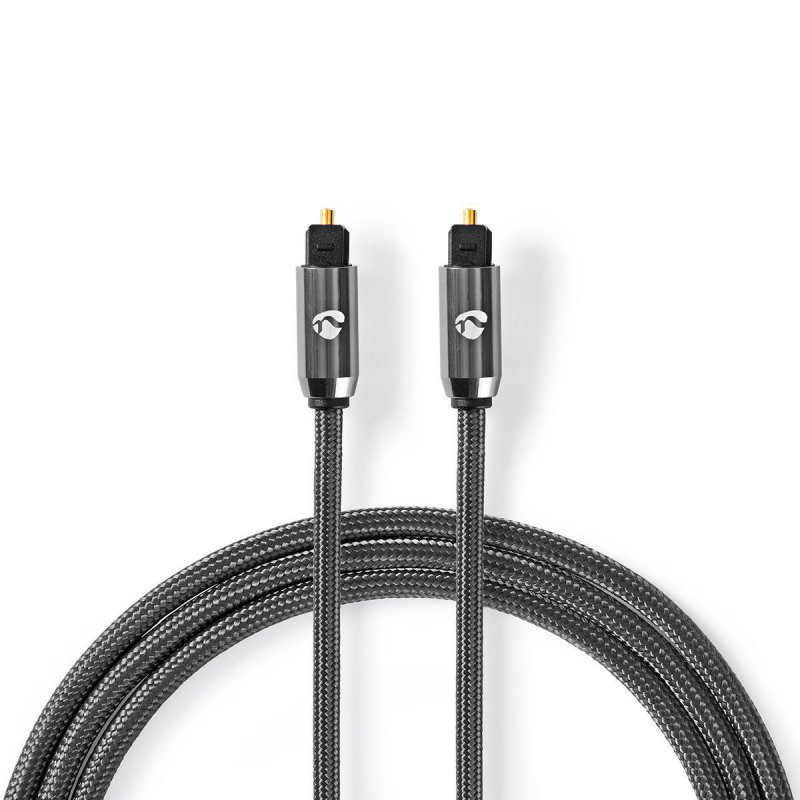 Optický audio kabel | TosLink Zástrčka  CATB25000GY10 - obrázek produktu