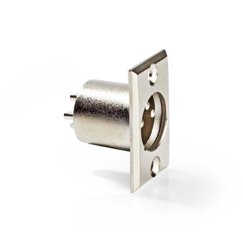 XLR konektor | Přímý | Zástrčka | Poniklované | Krabička | Průměr vstupního kabelu: 7.0 mm | Kov | Stříbrná | 25 ks | Plastový S - obrázek č. 3