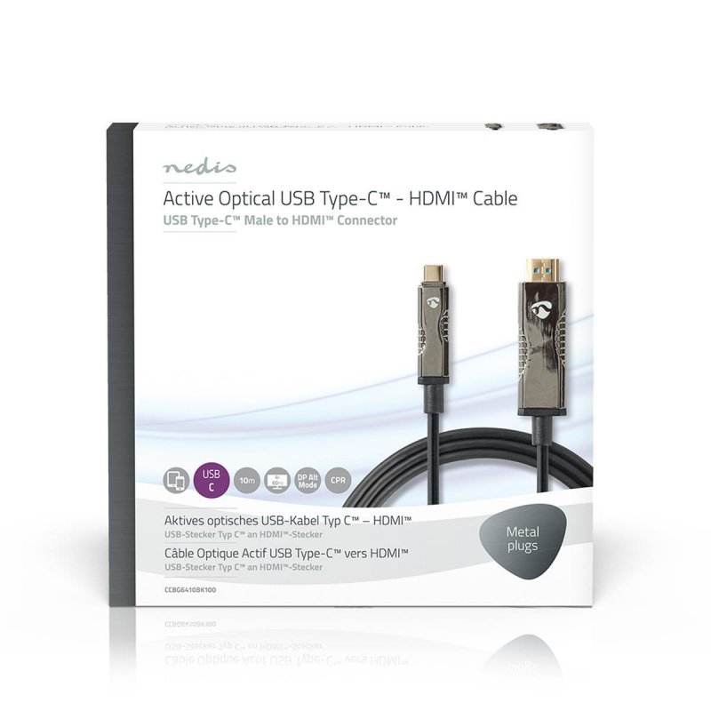 Active Optical USB kabel | USB-C™ Zástrčka  CCBG6410BK100 - obrázek č. 3