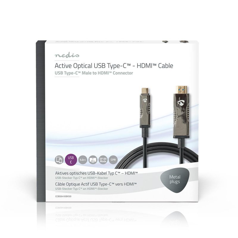 Active Optical USB kabel | USB-C™ Zástrčka  CCBG6410BK50 - obrázek č. 3