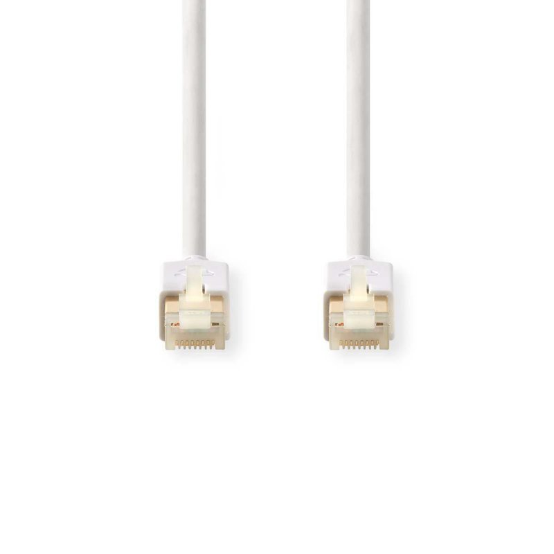 Cat 6 kabel | RJ45 (8P8C) Zástrčka | RJ45 (8P8C) Zástrčka | F / UTP | 15.0 m | Kulatý | PVC LSZH | Bílá | Box s Okénkem - obrázek produktu