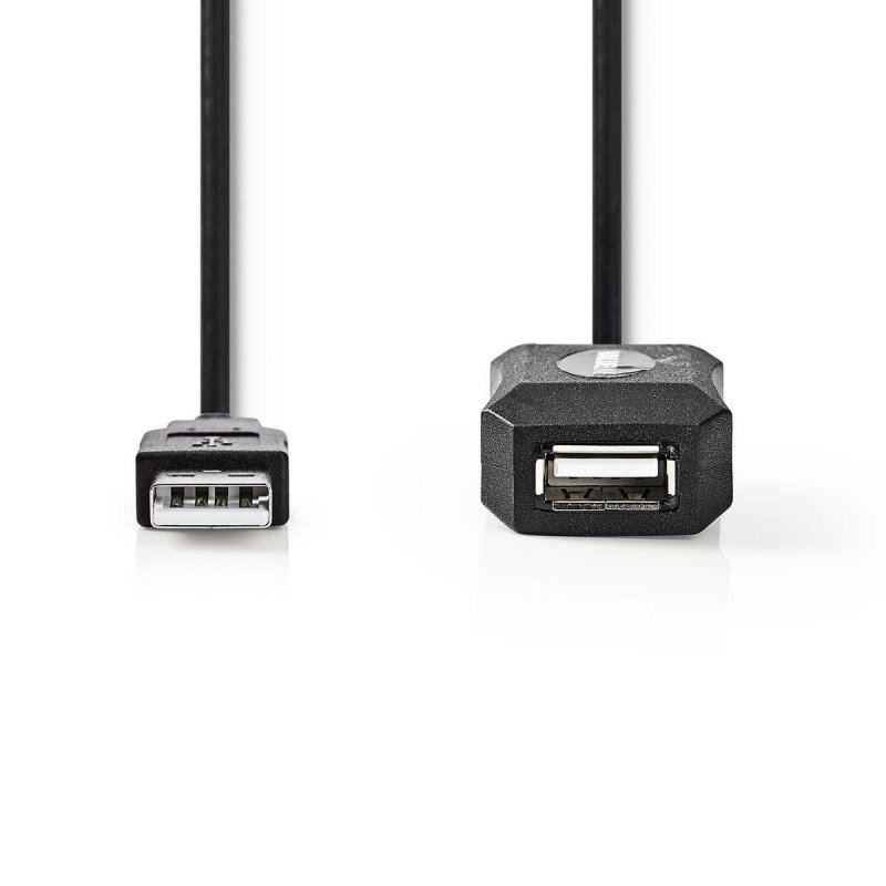 Aktivní kabel USB | USB 2.0 | USB-A Zástrčka  CCGP60EXTBK50 - obrázek č. 1