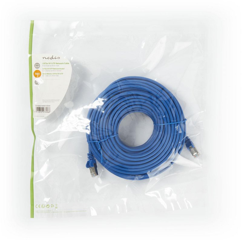Síťový kabel CAT5e | SF / UTP  CCGP85121BU200 - obrázek č. 3
