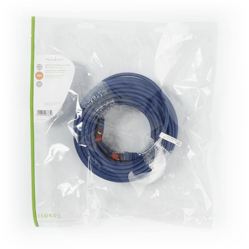 Síťový kabel CAT6 | RJ45 Zástrčka  CCGP85221BU150 - obrázek č. 3