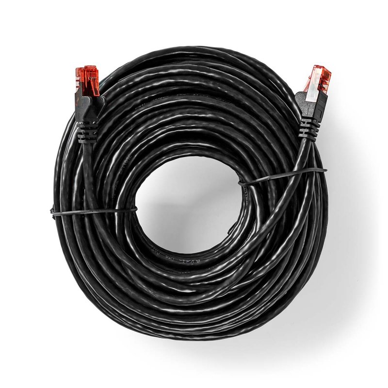 Kabel Cat6 20m venkovní černý - obrázek č. 3