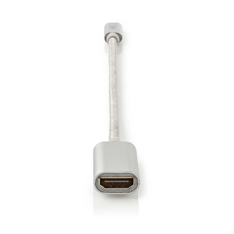USB Adaptér | USB 3.2 Gen 1 | USB-C™ Zástrčka | HDMI ™ Zásuvka / Výstup HDMI™ | 5 Gbps | 0.20 m | Kulatý | Pozlacené | Nylon / O - obrázek č. 1
