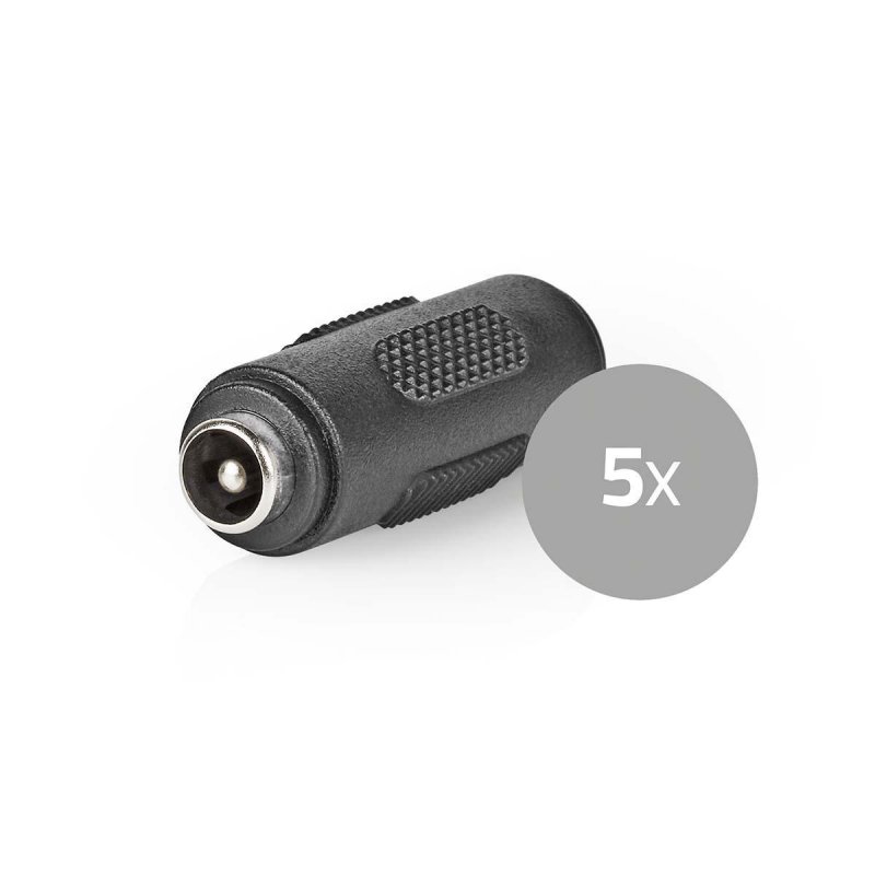 CCTV Security Connector | 5,5 x 2,1 mm Zásuvka | 5,5 x 2,1 mm Zásuvka | Zásuvka | Černá / Zelená - obrázek produktu