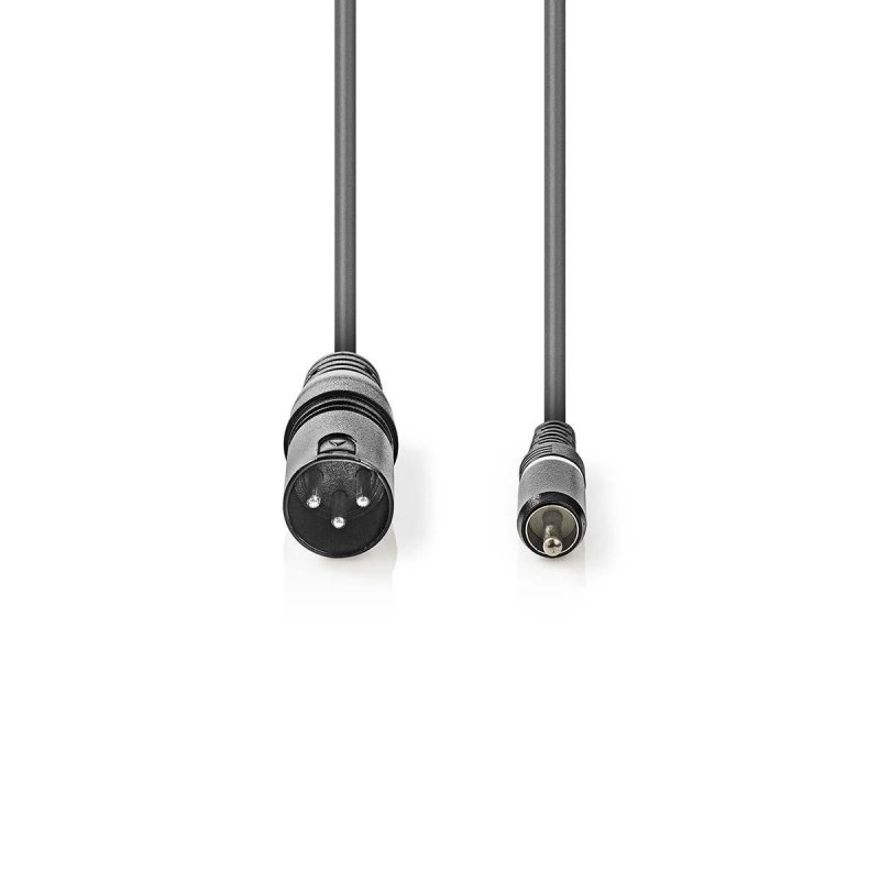 Nevyvážený Audio Cable | XLR 3pinový Zástrčka  COTH15205GY30 - obrázek č. 1