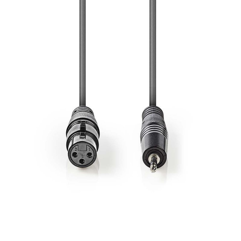 Vyvážený Audio kabel | XLR 3kolíková Zásuvka  COTH15320GY10 - obrázek č. 1
