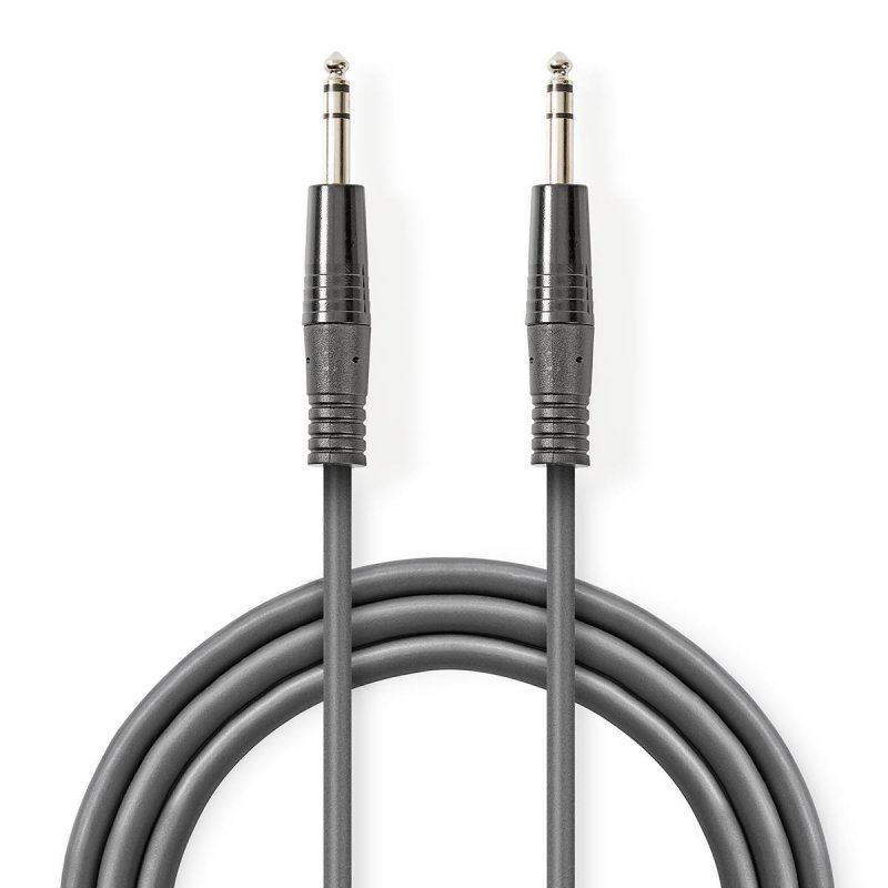 Stereo Audio Kabel | Muž 6,35 mm  COTH23020GY15 - obrázek produktu