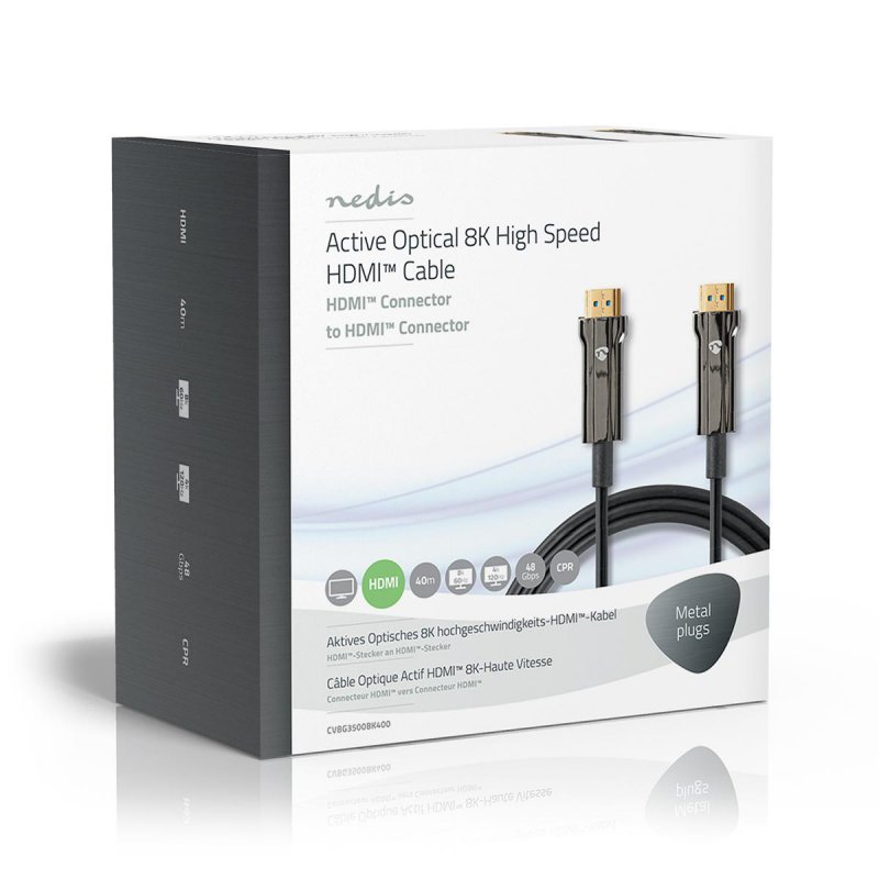 Aktivní Optický Ultra High Speed HDMI™ Kabel s Ethernetem  CVBG3500BK400 - obrázek č. 5
