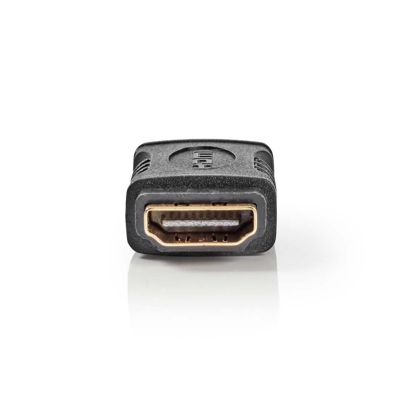 HDMI™ Adaptér | HDMI ™ Zásuvka | HDMI ™ Zásuvka | Pozlacené | Přímý | ABS | Černá | 1 kusů | Plastový Sáček - obrázek č. 1