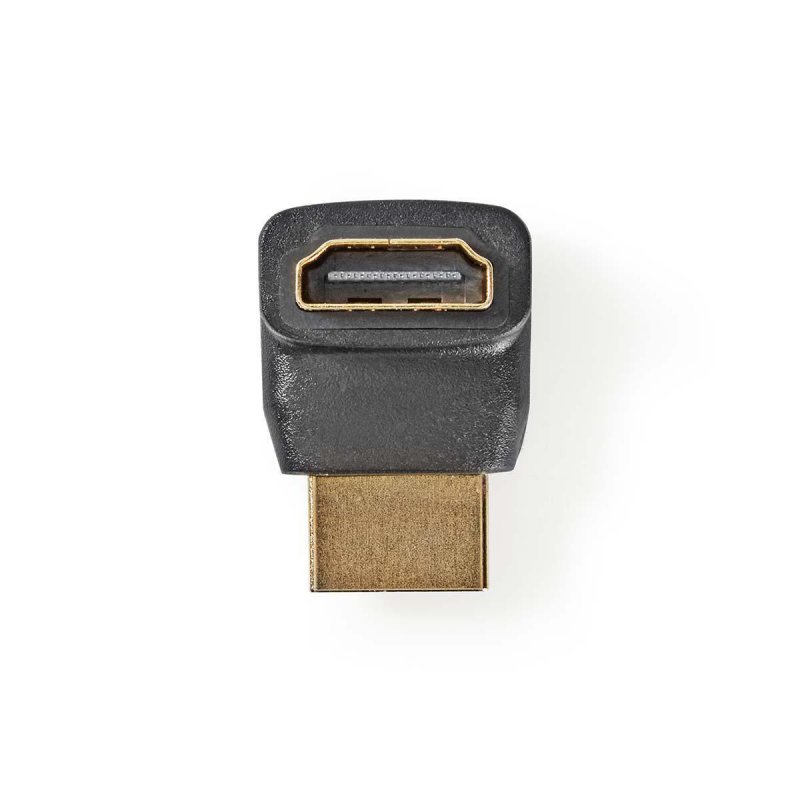 HDMI™ Adaptér | Konektor HDMI ™ | HDMI ™ Zásuvka | Pozlacené | Úhlový 270° | ABS | Černá | 1 kusů | Plastový Sáček - obrázek produktu