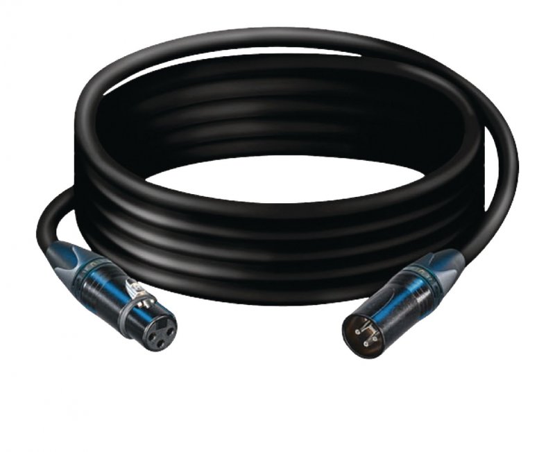XLR Analogový Kabel XLR - XLR 6.00 m Černá - obrázek produktu
