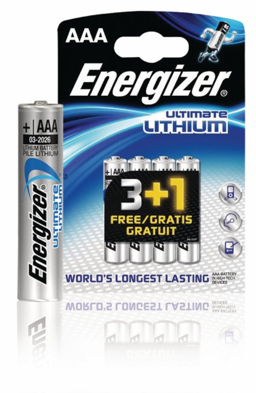 Lithiová Baterie AAA 1.5 V Ultimate 4-Propagační Blistr - obrázek č. 1