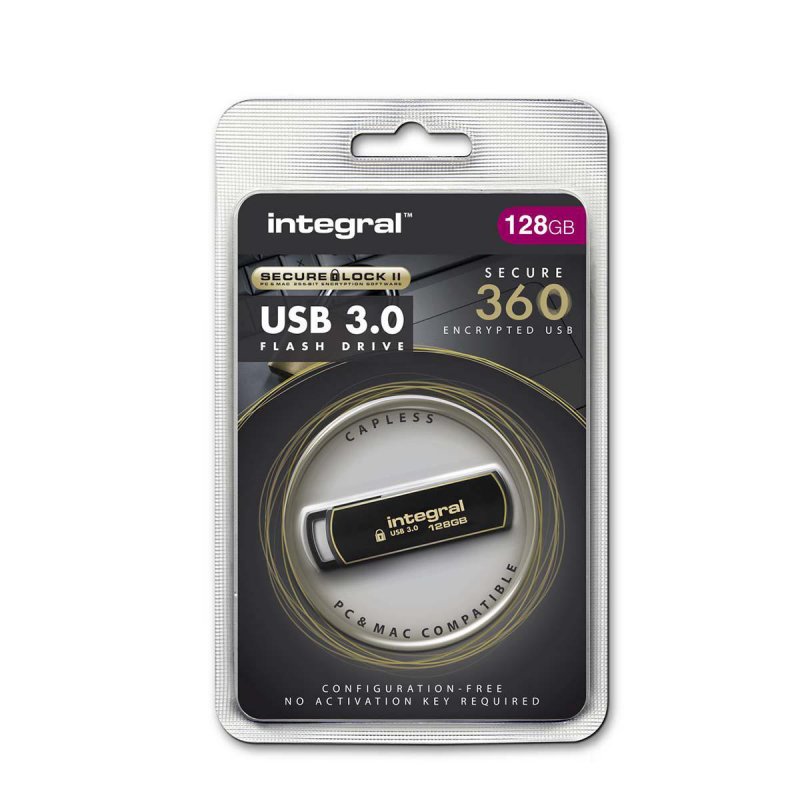 Flash Disk 128GB Secure 360 Encrypted USB 3.0 - obrázek č. 1